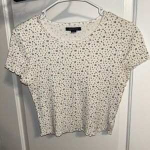 Floral American Eagle cropped top size M